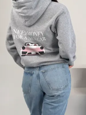 Pink Car Hoodie